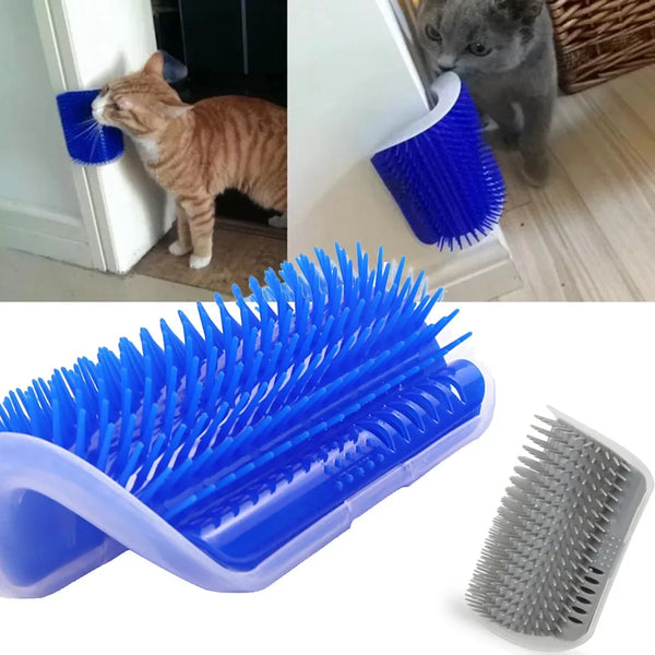 Escova para Gatos - Dispositivo de Massagem com Catnip