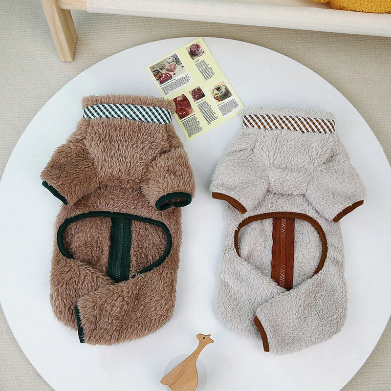 Jaqueta de Lã - Macacão de Inverno com Zíper - Design Prático